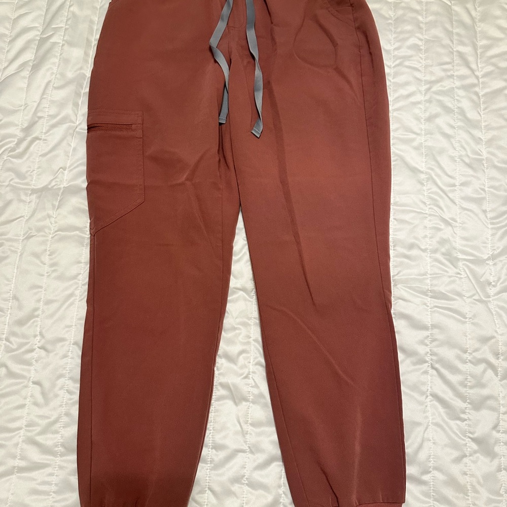 Figs Mauve High Waisted Zamora Joggers